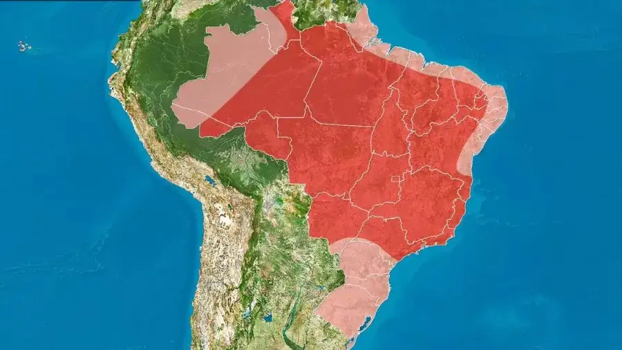 Onda de calor mais forte no Brasil em outubro