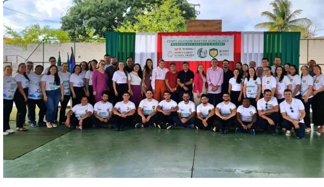 Escola pública do Ceará ganha prêmio de melhor do mundo com projeto social 