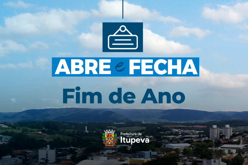 Veja sobre o funcionamento de serviços públicos municipais no fim de ano