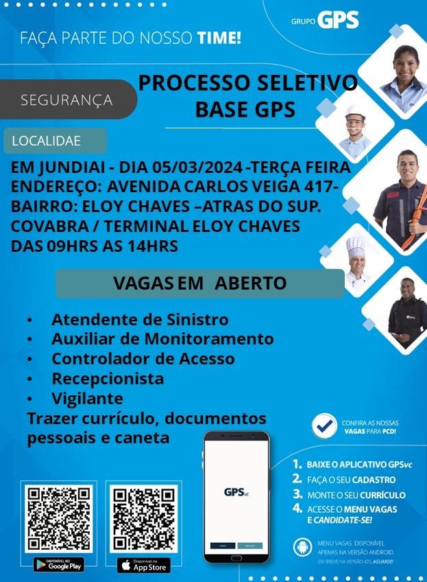 Vagas de segurança 