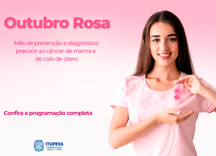 Confira o calendário de atividades do Outubro Rosa