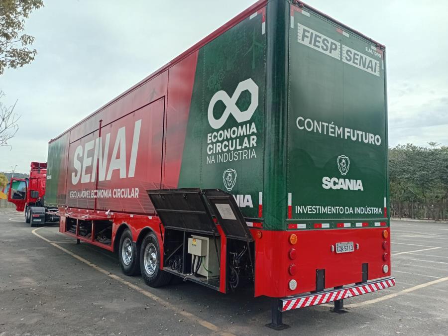  Carreta da Economia Circular do SENAI-SP está em Itupeva