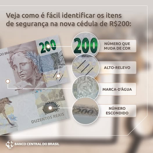  ACE alerta sobre notas falsas de R$ 200 circulando em Itupeva