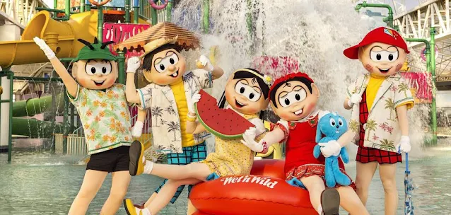 Super Férias 2026 terá Turma da Mônica no Wet’n Wild