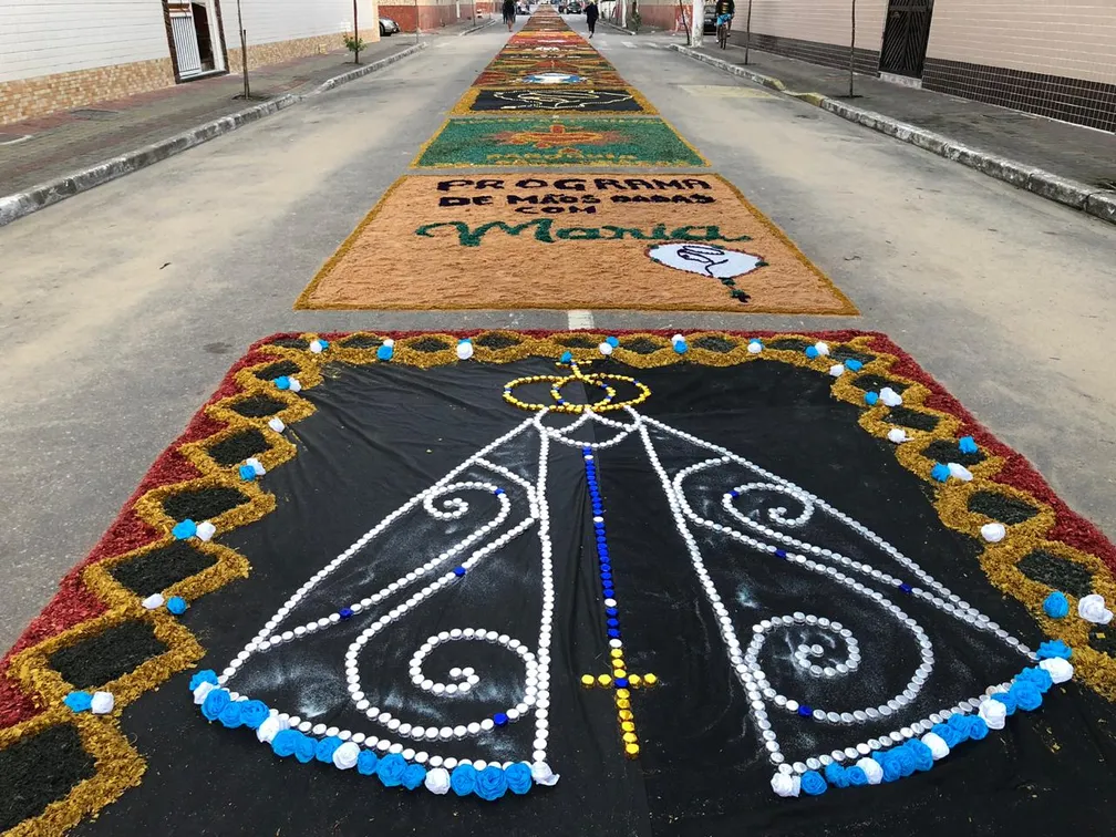 Tapete de 600 metros de Corpus Christi será montado no Parque da Cidade
