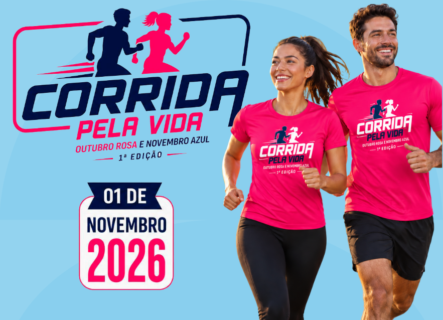  Primeira edição da Corrida Pela Vida em 1º de novembro