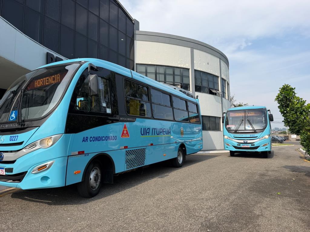  Via Itupeva adquire dois novos micro-ônibus para o transporte municipal